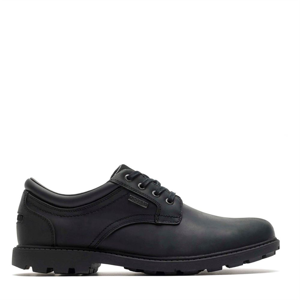 Sapatos Oxford Homem Rockport Storm Surge Plain Toe Pretas,Portugal ZXDKO-2947